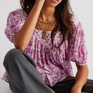 Spell Mossy Short Sleeve Blouse